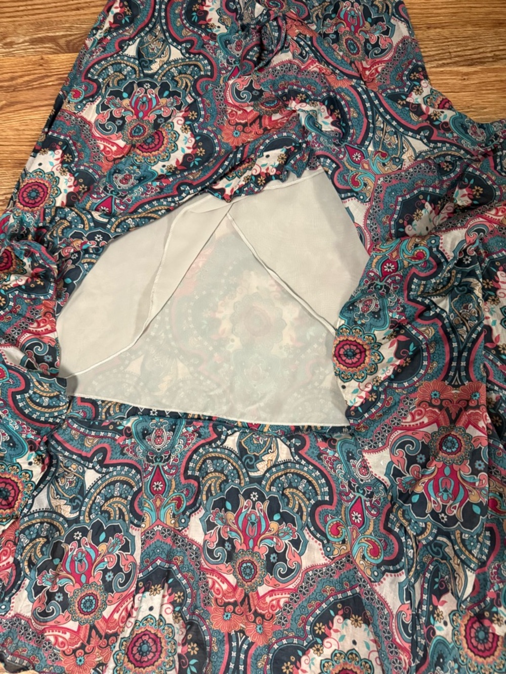 Vintage Farm Rio Paisley Dress Size Small - Picture 9 of 15